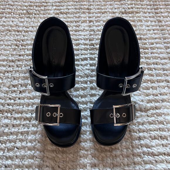 Alexander McQueen 120mm Heeled Sandal Sz 39 1/2 - Picture 4 of 11